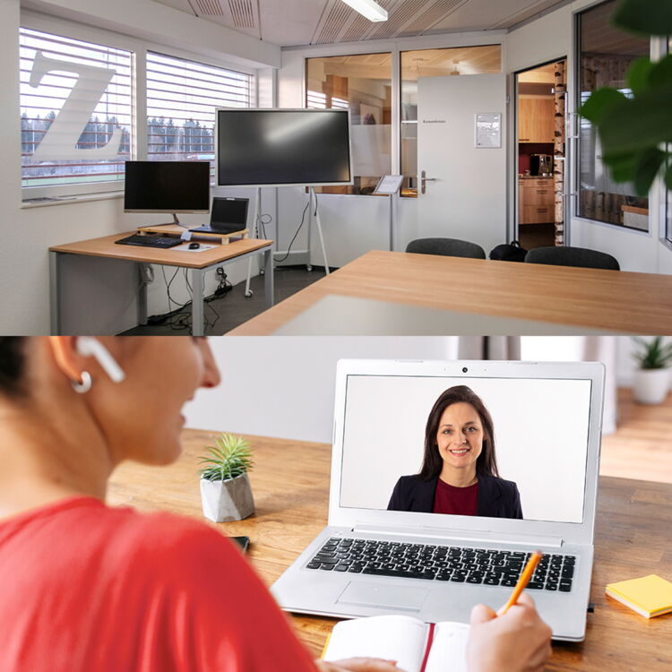 Einblick in den Kursraum von Stutz Kommunikation